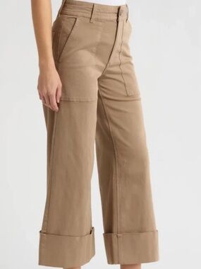 Pistola Maya Cuffed Hem Wide Leg Pants